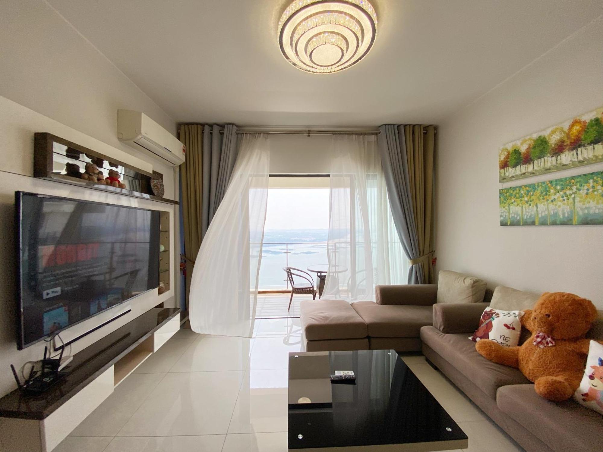 Ferienwohnung Sea View Country Garden Danga Bay By Lionsbay Johor Bahru Zimmer foto