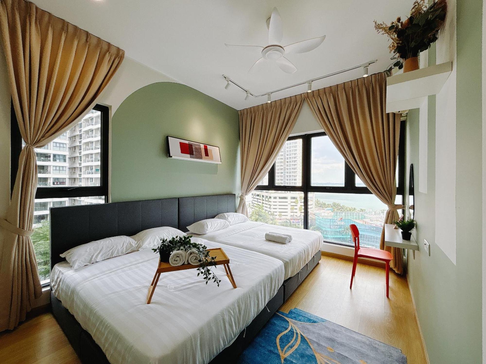 Ferienwohnung Sea View Country Garden Danga Bay By Lionsbay Johor Bahru Zimmer foto